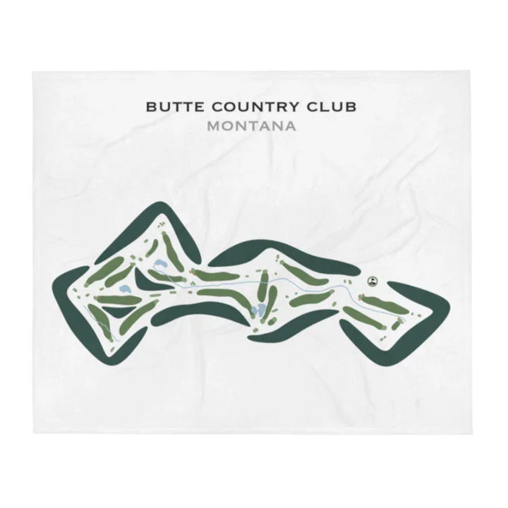 Butte Country Club, Montana - Printed Golf Courses