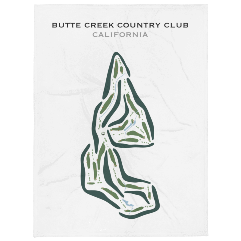 Butte Creek Country Club, California - Printed Golf Courses