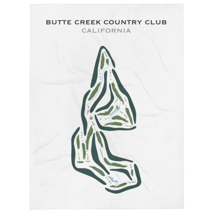 Butte Creek Country Club, California - Printed Golf Courses