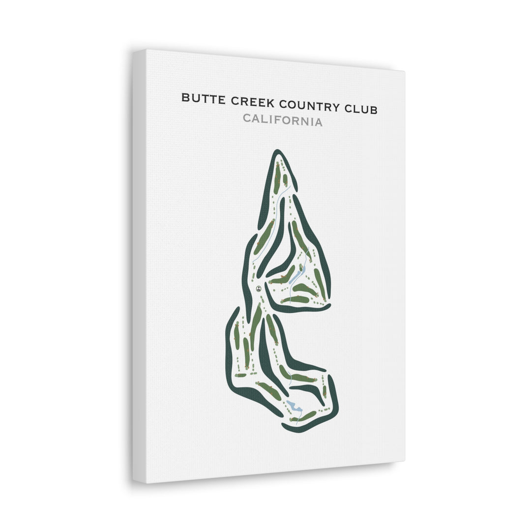 Butte Creek Country Club, California - Printed Golf Courses