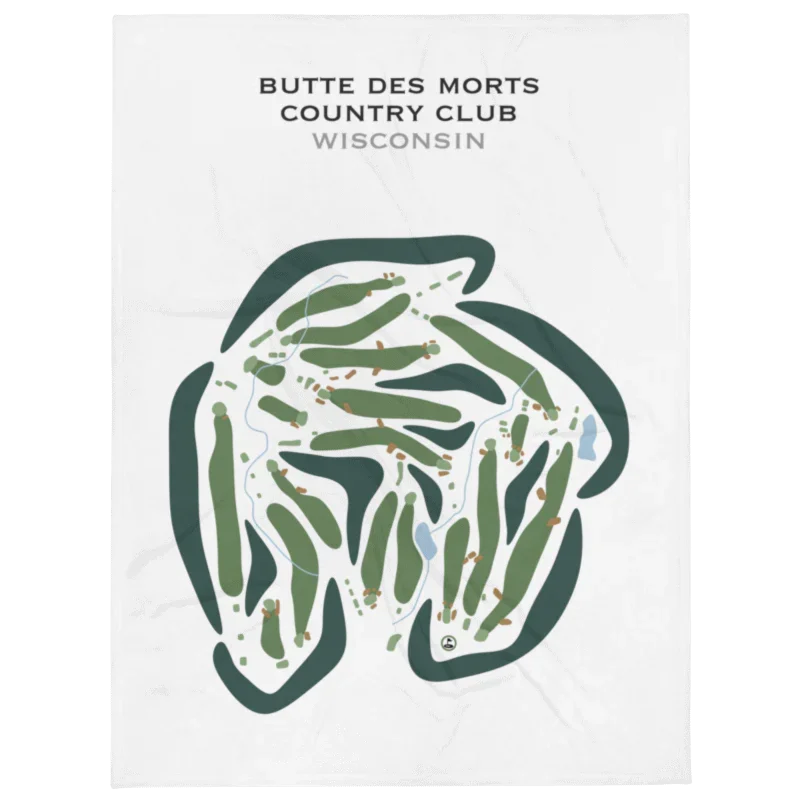 Butte des Morts Country Club, Wisconsin - Printed Golf Courses