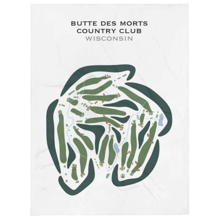 Butte des Morts Country Club, Wisconsin - Printed Golf Courses