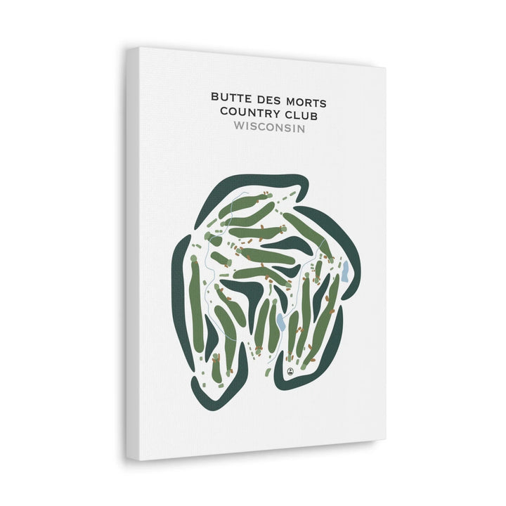 Butte des Morts Country Club, Wisconsin - Printed Golf Courses