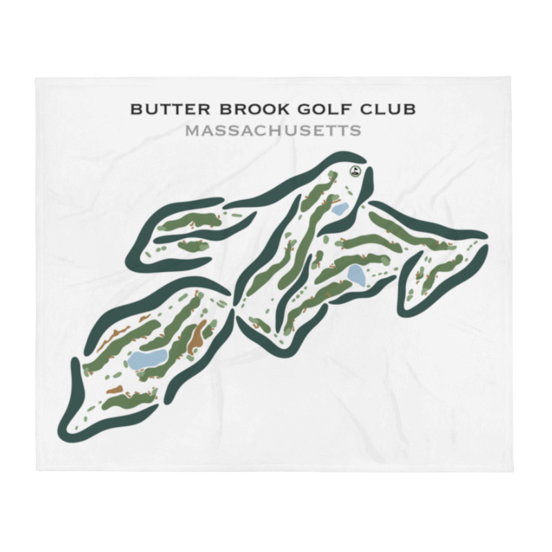 Butter Brook Golf Club, Massachusetts - Printed Golf Courses