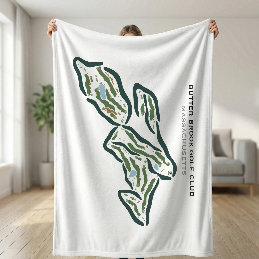 Butter Brook Golf Club, Massachusetts - Printed Golf Courses
