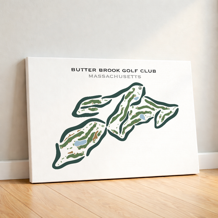 Butter Brook Golf Club, Massachusetts - Printed Golf Courses