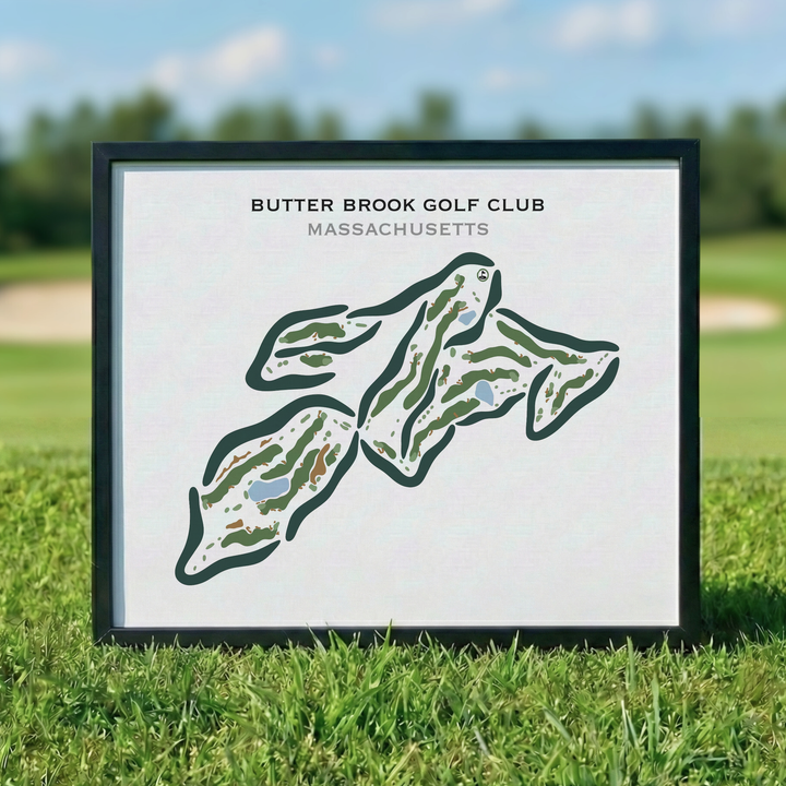 Butter Brook Golf Club, Massachusetts - Printed Golf Courses