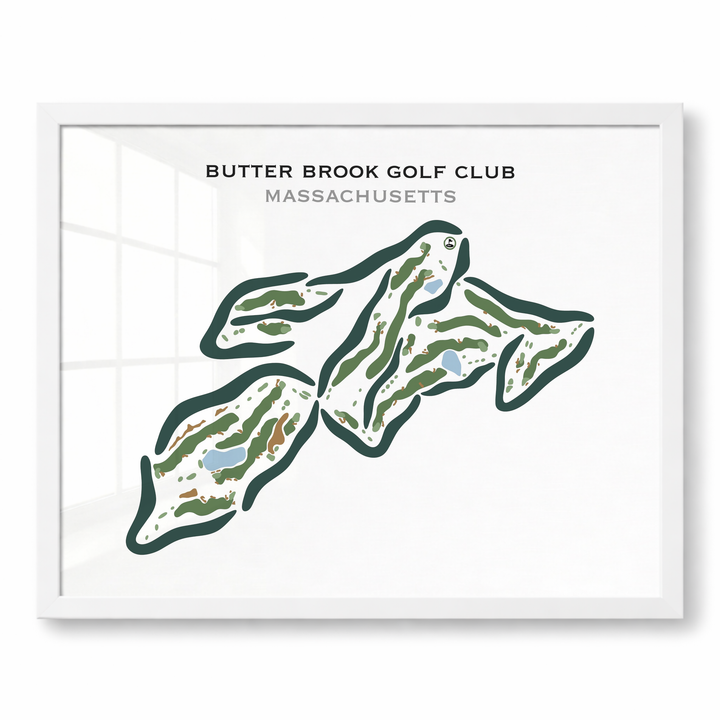 Butter Brook Golf Club, Massachusetts - Printed Golf Courses
