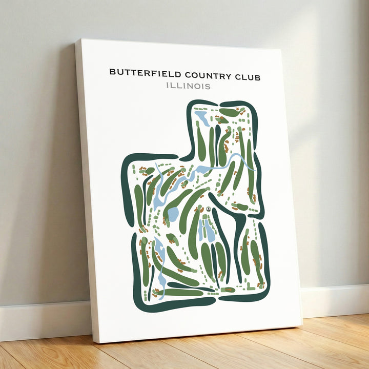 Butterfield Country Club, Illinois - Printed Golf Courses