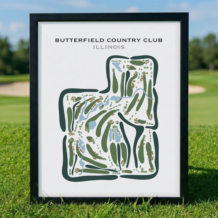 Butterfield Country Club, Illinois - Printed Golf Courses