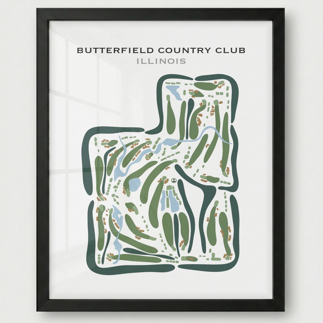 Butterfield Country Club, Illinois - Printed Golf Courses