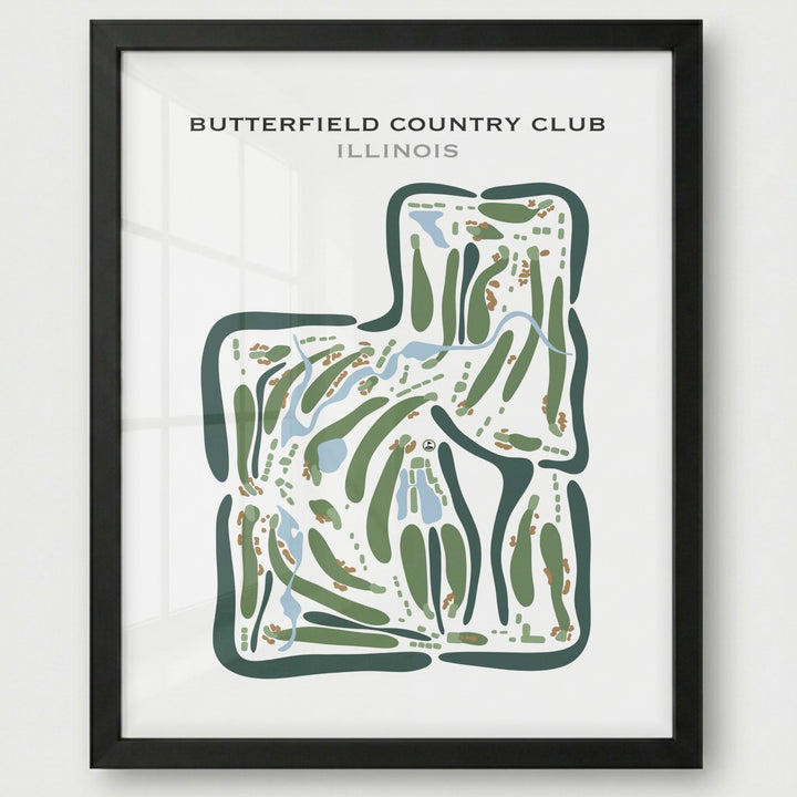 Butterfield Country Club, Illinois - Printed Golf Courses