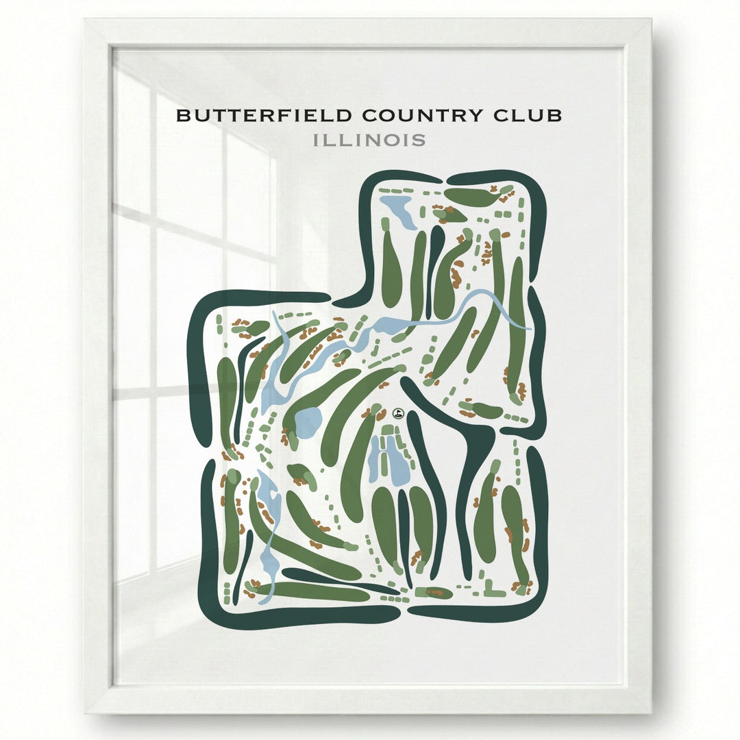 Butterfield Country Club, Illinois - Printed Golf Courses