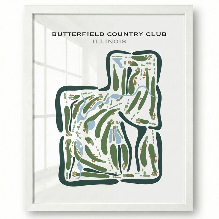 Butterfield Country Club, Illinois - Printed Golf Courses