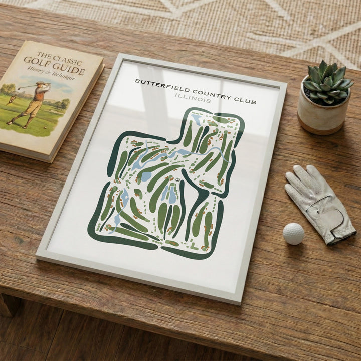 Butterfield Country Club, Illinois - Printed Golf Courses
