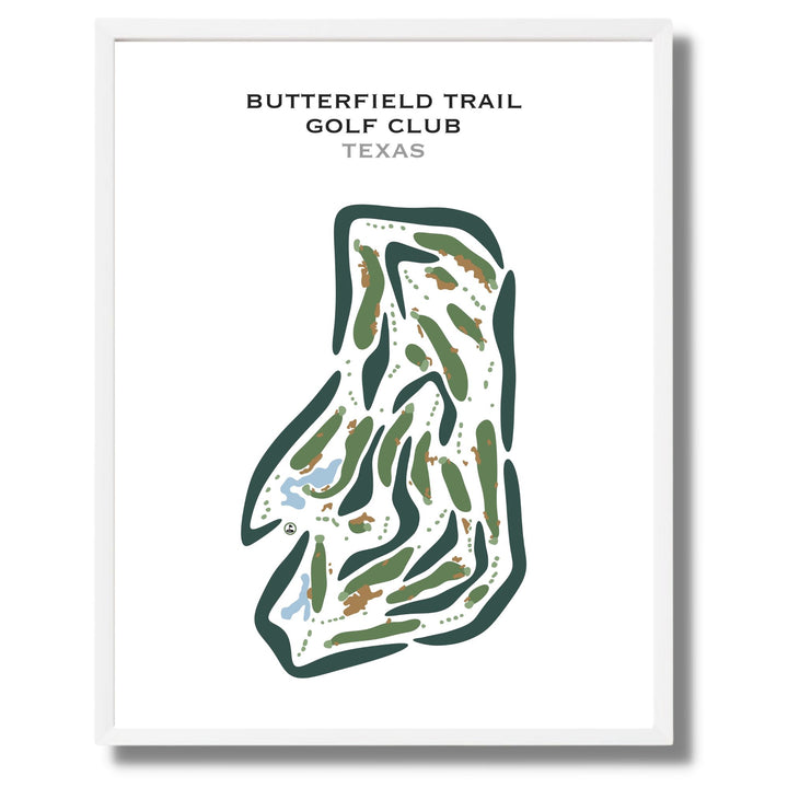 Butterfield Trail Golf Club, Texas - Printed Golf Courses