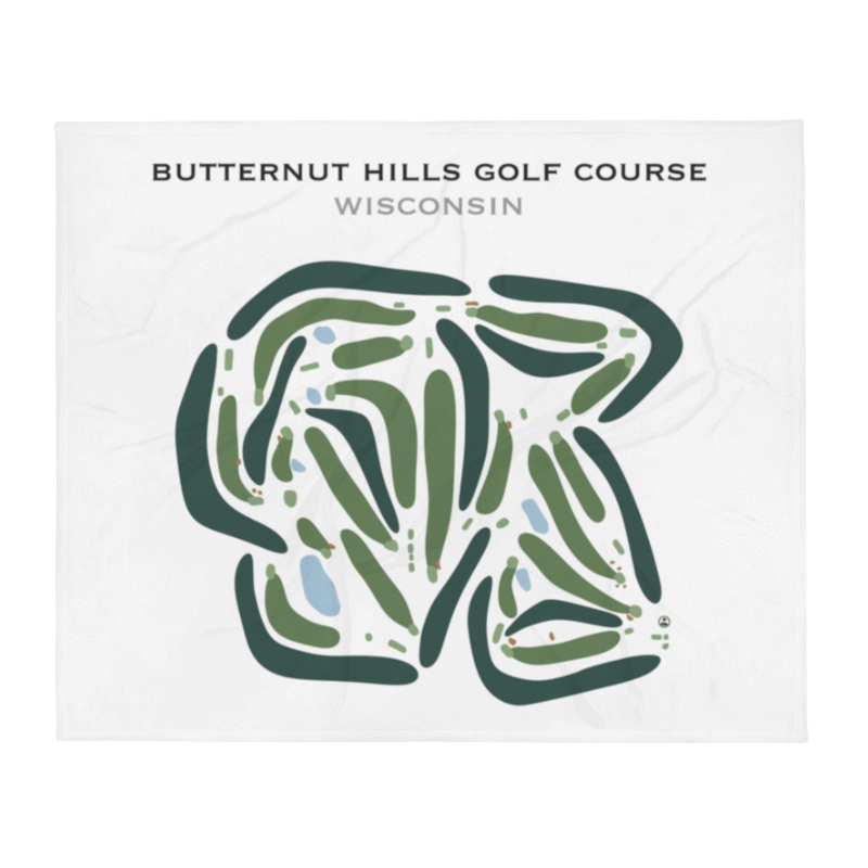 Butternut Hills Golf Course, Wisconsin - Printed Golf Courses