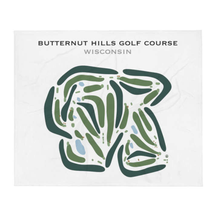 Butternut Hills Golf Course, Wisconsin - Printed Golf Courses