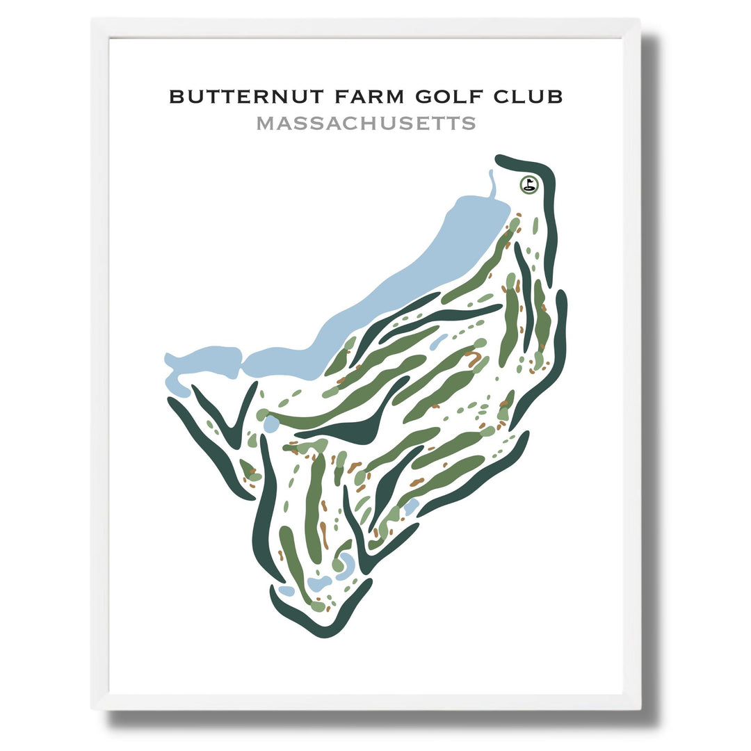 Butternut Farm Golf Club, Massachusetts - Printed Golf Courses