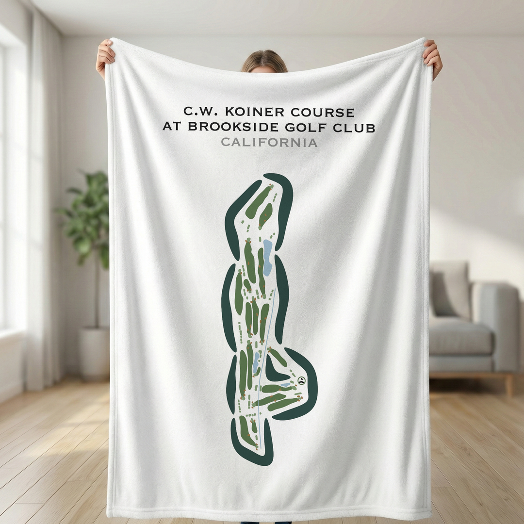 C.W. Koiner Course at Brookside Golf Club, California - Printed Golf Courses