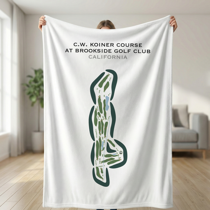 C.W. Koiner Course at Brookside Golf Club, California - Printed Golf Courses
