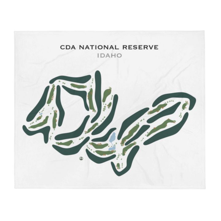 CDA National Reserve, Idaho - Printed Golf Courses