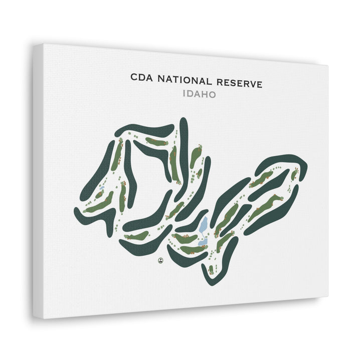 CDA National Reserve, Idaho - Printed Golf Courses