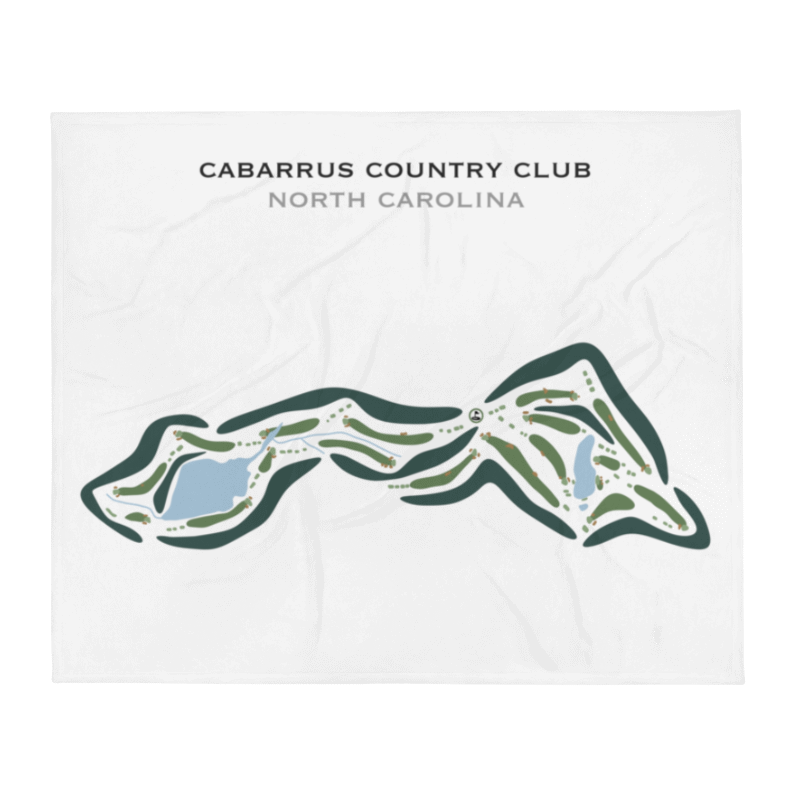 Cabarrus Country Club, North Carolina - Printed Golf Courses