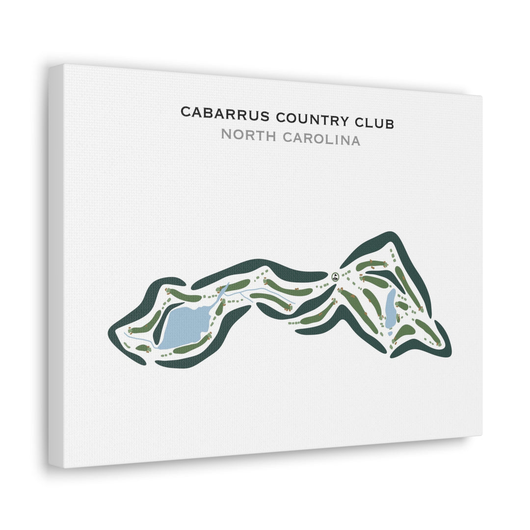 Cabarrus Country Club, North Carolina - Printed Golf Courses