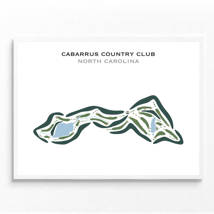 Cabarrus Country Club, North Carolina - Printed Golf Courses