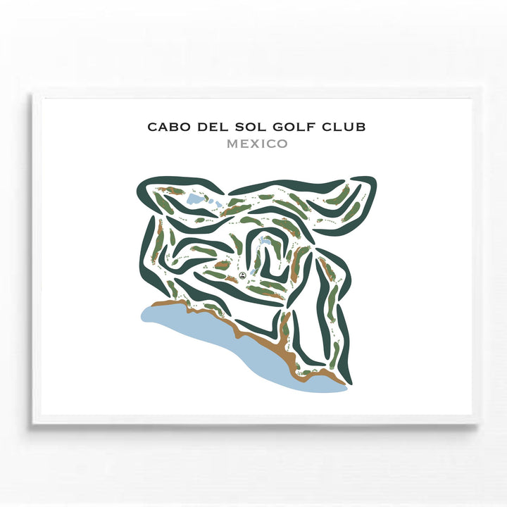 Cabo Del Sol Golf Club, Mexico - Printed Golf Courses