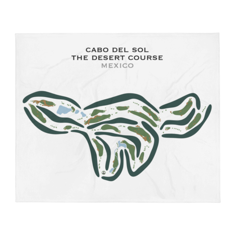 Cabo Del Sol Course - The Desert Course, Mexico - Printed Golf Courses