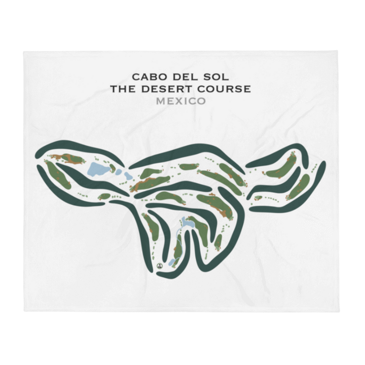 Cabo Del Sol Course - The Desert Course, Mexico - Printed Golf Courses