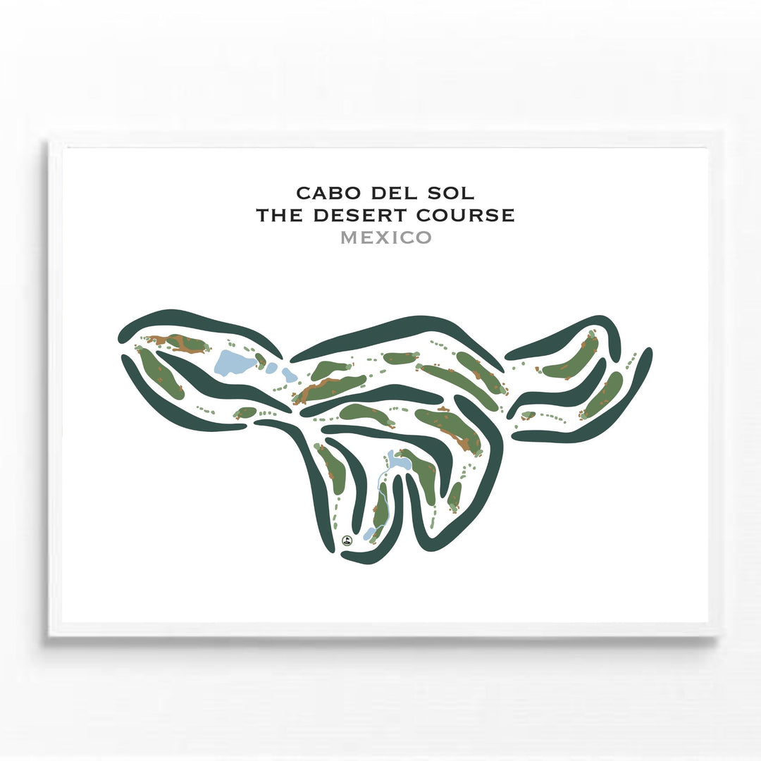 Cabo Del Sol Course - The Desert Course, Mexico - Printed Golf Courses