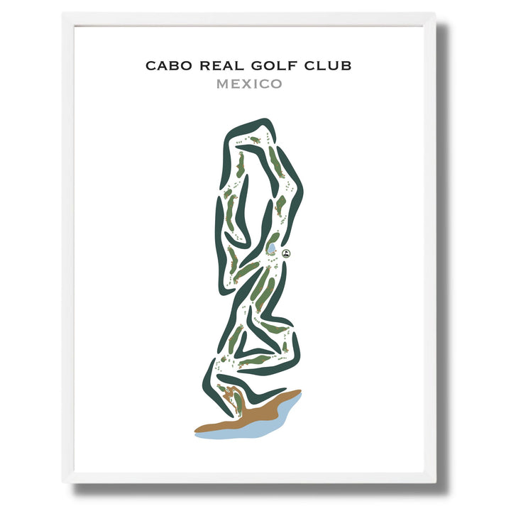 Cabo Real Golf Club, Mexico - Printed Golf Courses