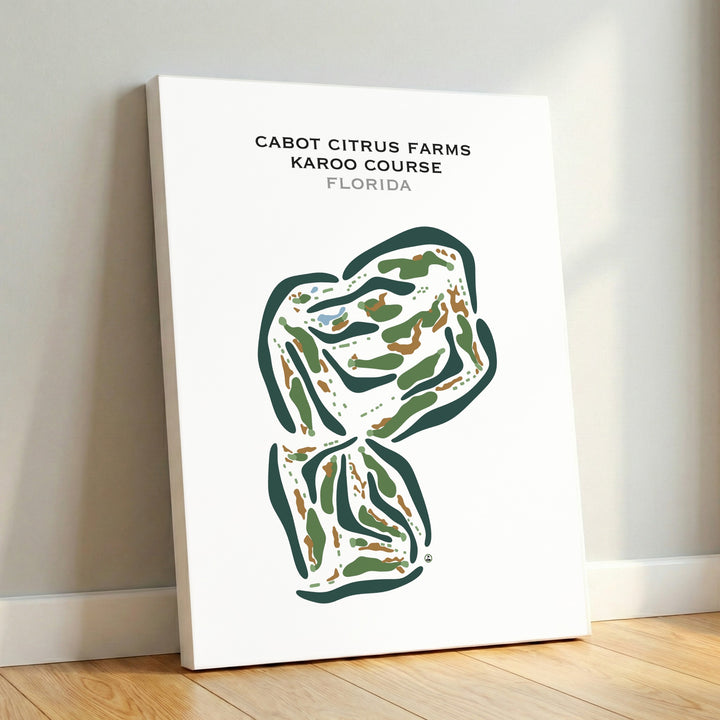 Cabot Citrus Farms - Karoo Course, Florida - Printed Golf Courses