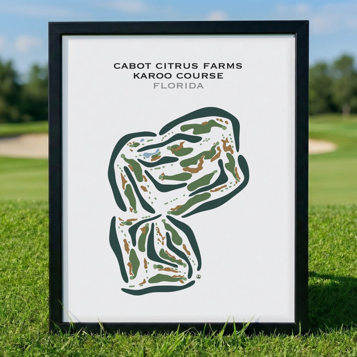 Cabot Citrus Farms - Karoo Course, Florida - Printed Golf Courses