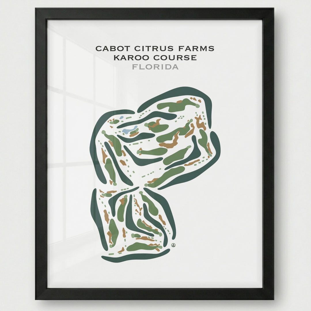 Cabot Citrus Farms - Karoo Course, Florida - Printed Golf Courses