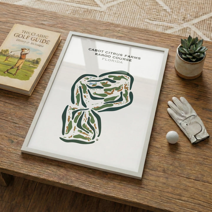 Cabot Citrus Farms - Karoo Course, Florida - Printed Golf Courses