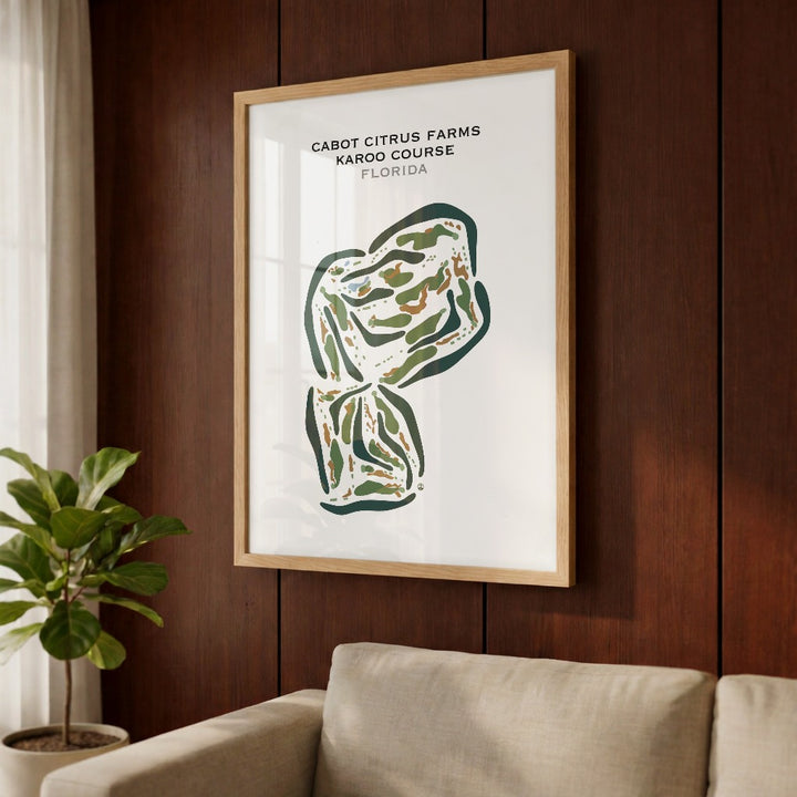Cabot Citrus Farms - Karoo Course, Florida - Printed Golf Courses