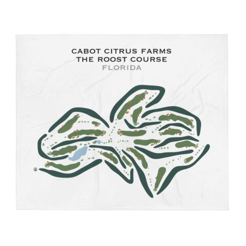 Cabot Citrus Farms - The Roost Course, Florida - Printed Golf Courses