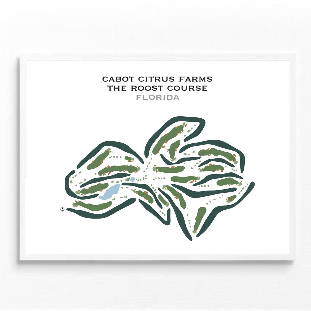 Cabot Citrus Farms - The Roost Course, Florida - Printed Golf Courses