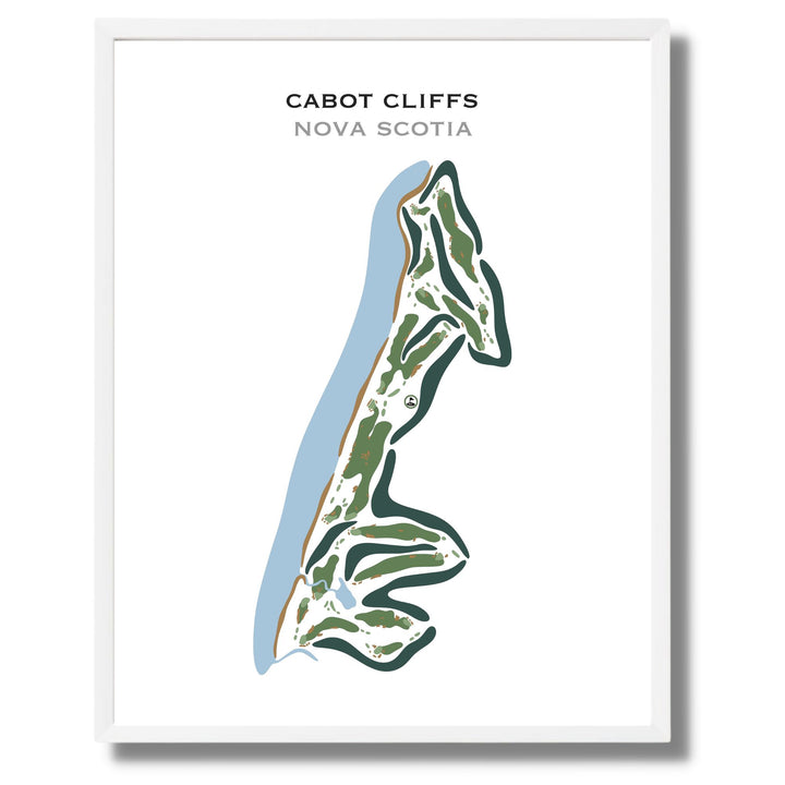 Cabot Cliffs, Canada - Printed Golf Courses