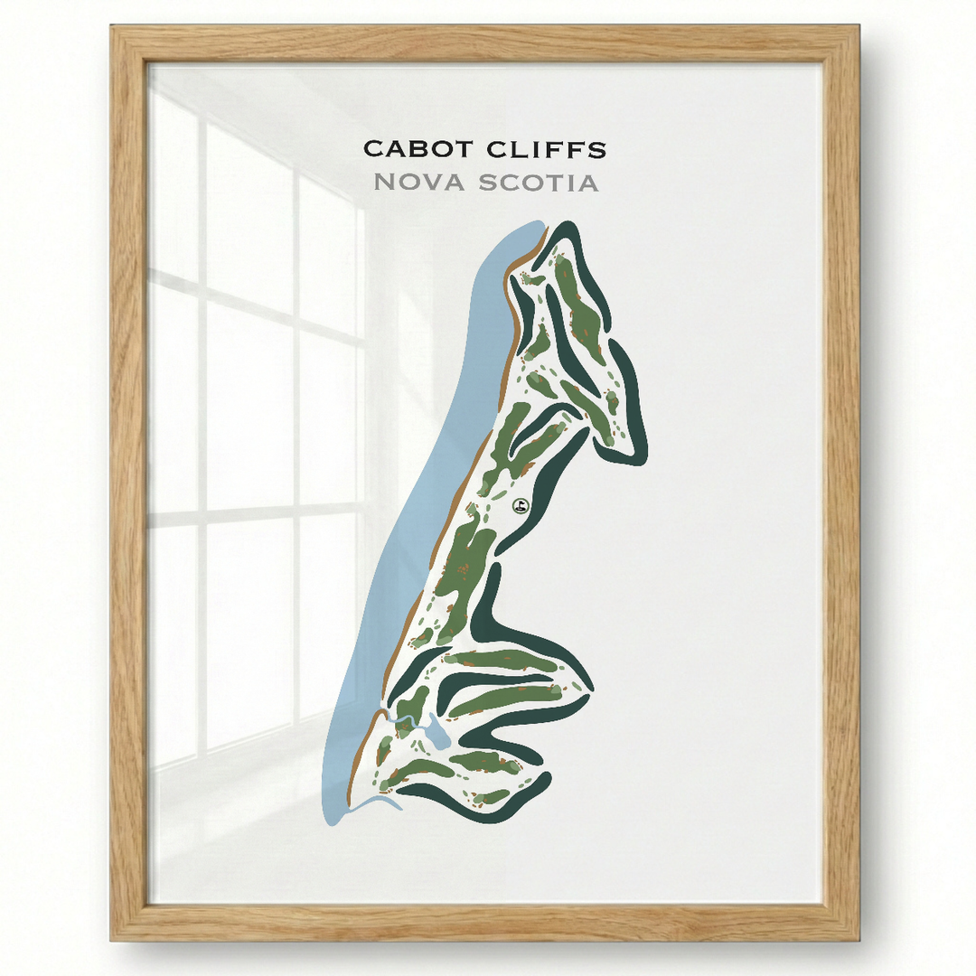Cabot Cliffs, Canada - Printed Golf Courses