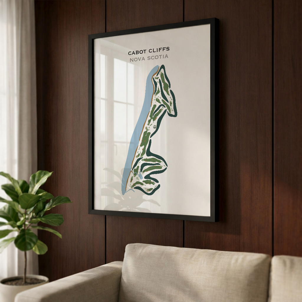 Cabot Cliffs, Canada - Printed Golf Courses