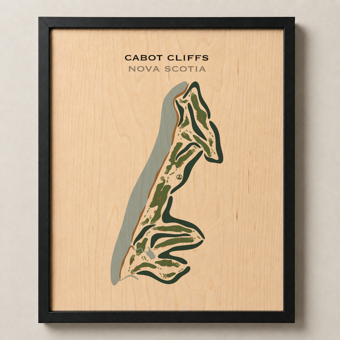 Cabot Cliffs, Canada - Printed Golf Courses