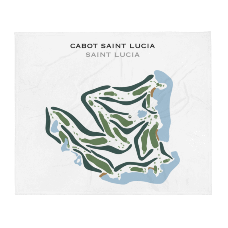 Cabot Saint Lucia, Saint Lucia - Printed Golf Courses