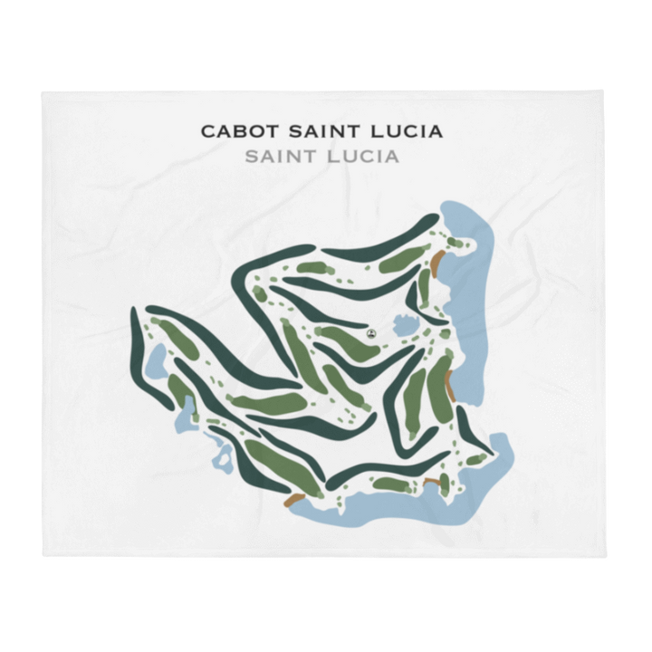 Cabot Saint Lucia, Saint Lucia - Printed Golf Courses