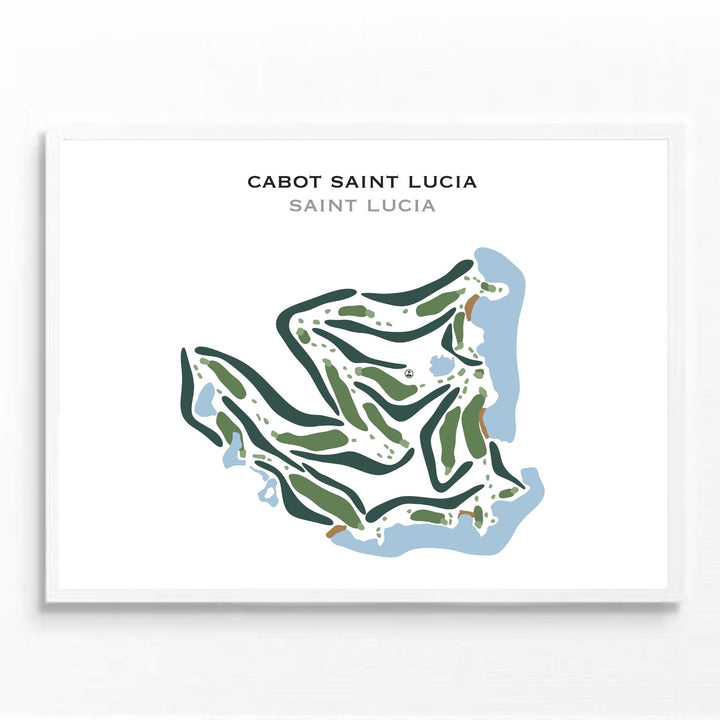 Cabot Saint Lucia, Saint Lucia - Printed Golf Courses