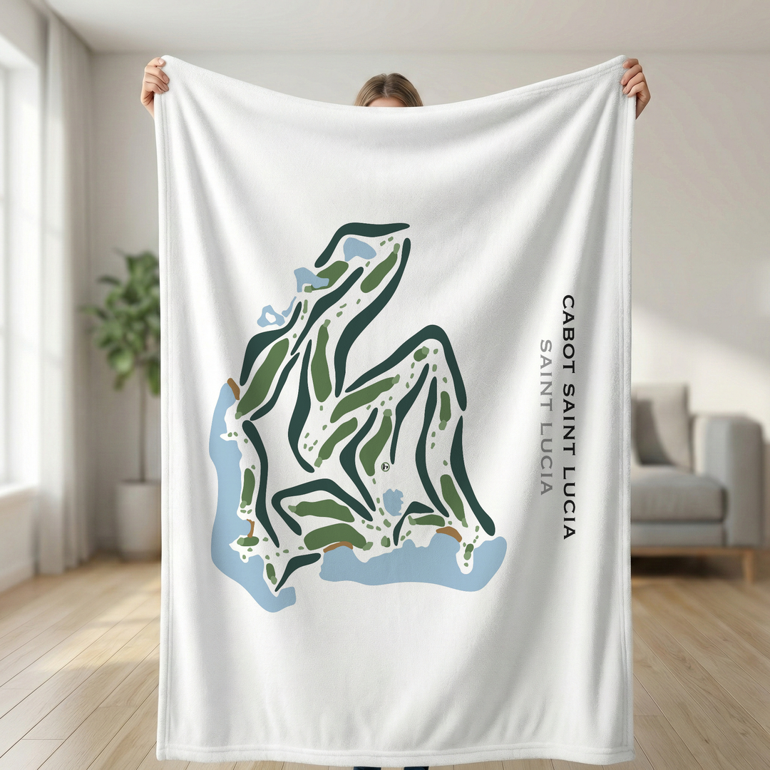 Cabot Saint Lucia, Saint Lucia - Printed Golf Courses